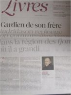 Libération Supplément Livres Du 07/02/13 : Indridason, Étranges Rivages / Bégaudeau - Periódicos - Antes 1800