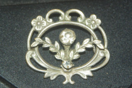 BROCHE Ancienne 2 BRILLANTS - Broschen