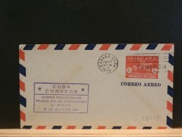 59/209     ENV.    CUBA FDC - Storia Postale