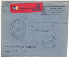 ARGENTINA CORREO OFICIAL ARMADA ARGENTINA PREFECTURA PASO DE LA PATRIA - Officials