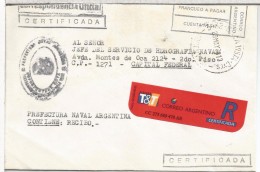 ARGENTINA CC CORREO OFICIAL ARMADA ARGENTINA PREFECTURA GOYA - Officials