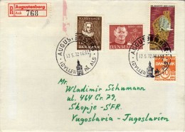 Denmark R - Letter 1972 Via Macedonia.nice Stamps - Mix - Covers & Documents