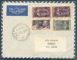 Lettre Par Avion De BRAZZAVILLE A.E.F. Le 17 Juillet 1938 Vers Bamako Via Dakar - 11128 - Covers & Documents