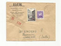 MONACO   :  Divers Sur Recommandé Pour La France CaD Monaco Du 27 01 1944 - Brieven En Documenten