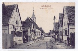 6707 SCHIFFERSTADT, Langgasse Mit Ev. Kirche, 1919 - Schifferstadt