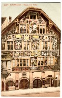 Schaffhausen Haus Zum Ritter Farbkarte  Um 1908 - Schleitheim