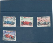 MONACO   N°708 - O , N° 709 -O , N°710 - O, N° 711-O               Valeur YT : 1,00  € - Gebruikt