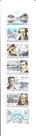 French Southern & Antarctic Territory Booklet Scott #273a Pane Of 5 Explorers Plus 2 Labels - Booklets