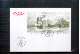 Island / Iceland 1999 Stamp Day Michel Block 24 FDC - Lettres & Documents