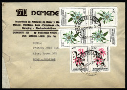 Cover With Advertising Corner Card Of A Wholesaler, Sent From "GENERAL LAGOS" (Santa Fe) To Bolivar On 18/DE/1989 - Lettres & Documents