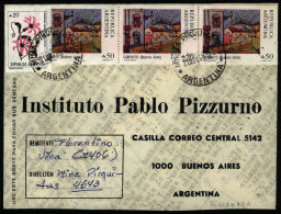 Cover Sent From "MINA PIRQUITAS" (Jujuy) To Buenos Aires On 21/NO/1989, With INFLA Postage Of A170, VF Quality - Lettres & Documents
