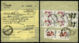 Postal Money Order Sent On 8/MAR/1983 To Palmar Grande With Postmark Of "VILLA AZUL - Dto. 2" (Buenos Aires), With... - Lettres & Documents