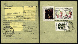 Postal Money Order Of 9/FE/1983 With Postmark Of "SUC. SARANDI" (Buenos Aires), With INFLA Postage Of $28,000, VF... - Lettres & Documents