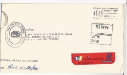 ARGENTINA CC CORREO OFICIAL NAVAL PREFECTURA DESTACAMENTO PUNTA COLORADA - Officials