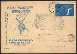 Cover Used On 7/JA/1960 With Special Postmark, Topic OLYMPIC GAMES! - Briefe U. Dokumente