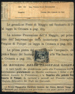 Fragment Of Newspaper Sent To Brazil On 5/AP/1912, Franked With 15c. Stamp And Pompei Cancel, Very Nice! - Andere & Zonder Classificatie