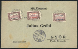 Cover Franked By Sc.C3/C5, Posted From Budapest To Györ On 7/DE/1920. - Brieven En Documenten