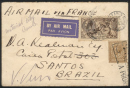 Airmail Cover Sent From Earl´s Court To Brazil On 27/SE/1933, Very Nice! - Andere & Zonder Classificatie