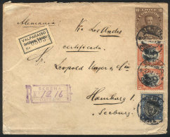 Registered Cover Sent From SERENA To Germany On 23/SE/1913, VF! - Chili