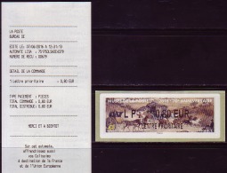 Atm, Lisa2, LP 0,80€, AVEC RECU 1er Jour 70 éme Anniversaire Du Musée De La Poste. 7/ 06/ 2016. - 2010-... Illustrated Franking Labels