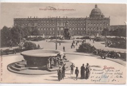 CPA.1902.Allemagne.Berlin.König Schloss Lustgartenseite.animée Femmes Enfants. - Mueggelsee