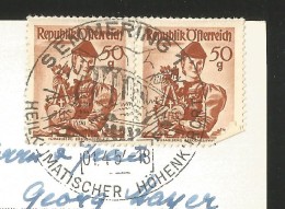 SEMMERRING Steiermark Neunkirchen Krieglach Alpengasthof BRUGGRABER 1954 - Krieglach