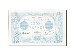 Billet, France, 5 Francs, 5 F 1912-1917 ''Bleu'', 1916, 1916-10-13, SUP - 5 F 1912-1917 ''Bleu''