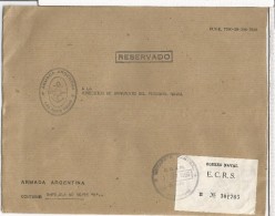 ARGENTINA CORREO OFICIAL NAVAL CC DESDE EL BUQUE OCEANOGRAFICO ARA PUERTO DESEADO ANTARTIDA - Polareshiffe & Eisbrecher