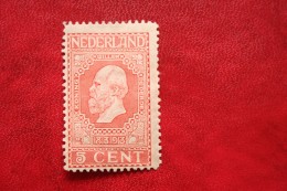 Jubileumzegel 5 Cent 11 1/2 : 11 NVPH 92A 92 A (Mi 83A 83 A) 1913 Ongebruikt / MH NEDERLAND / NIEDERLAND - Unused Stamps