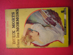 ROMAN POLICIER  SERIE JAUNE POLICE N° 11 FRANCO ENNA DEUX MORTS CHEZ LES MORMONS EDITIONS DES REMPARTS 1959 EO - Remparts, Ed. Des