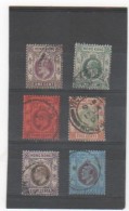 HONG KONG 1903 YT N° 62 à 67 Oblitérés - Used Stamps