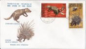 Afars Et Des Issas  FAUNE  21 Février 1973  Premier Jour - Lettres & Documents