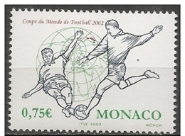 Monaco: Calciatori In Azione, Joueurs De Football De L'action, Soccer Players In Action - 2002 – Südkorea / Japan