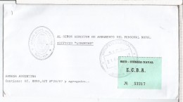 ARGENTINA CC CORREO OFICIAL DIPLOMATIC MAIL MISION NAVAL ARGENTINA EN BOLIVIA - Officials