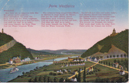 AK Porta Westfalica - Gedicht - 1924 (23367) - Porta Westfalica
