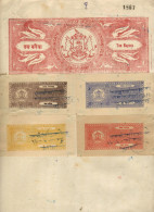 BUNDI State 1A-2A-6A-1R  CF T 12 On 10 Rs Stamp Paper Type 7  # 91681 FL Inde India Indien Fiscaux Fiscal Revenue - Bundi