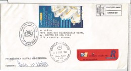 ARGENTINA CC CORREO OFICIAL NAVAL DESTACAMENTO PUNTA COLORADA SIERRA GRANDE - Officials