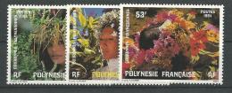 Polynésie Française N° 219-221 "Couronnes De Fleurs Polynésiennes (II)" Neuf ** - Ungebraucht