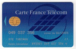 TE-FRANCE -  Carte  France Telecom TTBE -  Schede Ad Uso Militare