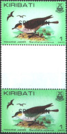 BIRDS-MARINE BIRDS-POMARINE JAEGGER-SPECIMEN-GUTTER PAIR-KIRIBATI-SCARCE-MNH-TP-340 - Albatros