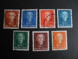 Nederlands Nieuw Guinea NVPH  10 , 11 , 12 , 13 , 14 , 15 , 16 - Nederlands Nieuw-Guinea