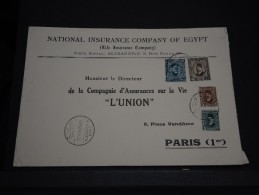 EGYPTE - Env Pour Paris - Grand Format - A Bien étudier - Détaillons Collection -Lot N° 16466 - Storia Postale
