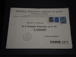 EGYPTE - Env Pour Paris - Grand Format - A Bien étudier - Détaillons Collection -Lot N° 16467 - Lettres & Documents