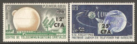 Reunion Island 1963 Mi# 423-424 ** MNH - Telstar Satellite / Space - Nuevos