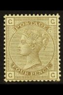 1880-83 4d Grey-brown, SG 160, Plate 17, Fine Mint, Nicely Centred. For More Images, Please Visit... - Other & Unclassified