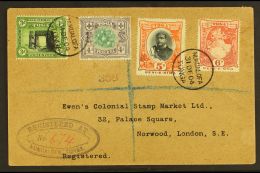 1904 (31 Dec)  Registered Cover To England Bearing 1897 3d, 4d, 5d & 6d (SG 44/47) Tied By Crisp Nukualofa... - Tonga (...-1970)