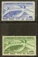 UPU 1949 Vatican Air Set, Sass S503, Vf NHM. Cat €220 (£160) (2) For More Images, Please Visit... - Non Classificati