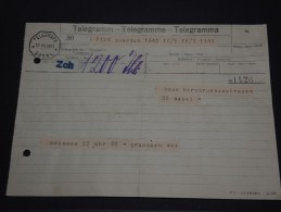 SUISSE - Télégramme - Détaillons Collection - A Voir - Lot N° 16554 - Telegrafo