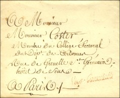 ' Vice - Connétable ' Rouge (S N° 1759) Sur Enveloppe Sans Texte. - TB / SUP. - R. - Cartas Civiles En Franquicia