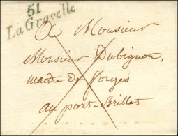 51 / La Gravelle (bleu). 1833. (cote : 170). - TB / SUP. - Otros & Sin Clasificación